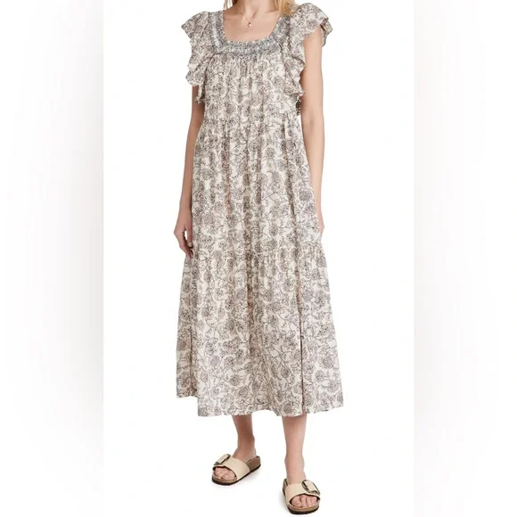 ⭐️SOLD⭐️NWT Free People Women's Bonita Printed Midi Dress - Picture 1 of 16